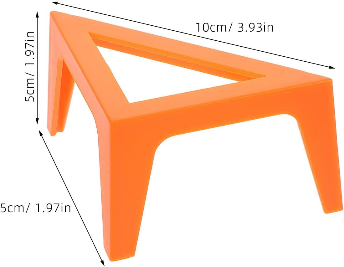 4pcs Orange Painting Board Stands Lightweight Abs Canvas Easel Holders Stable Support for Drawing and Outdoor Use by Artists