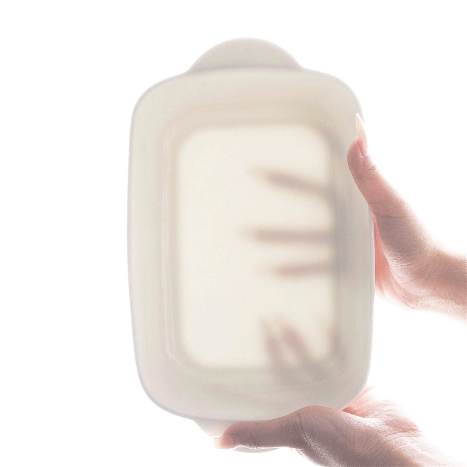 Teglia da forno in Bone China for preparare riso al con formaggio Pasta(M)
