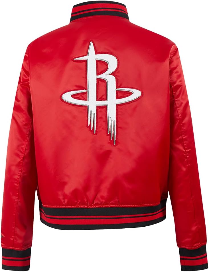 Pro Standard NBA womens Womens Nba Retro Classics Satin Jacket - Image 2