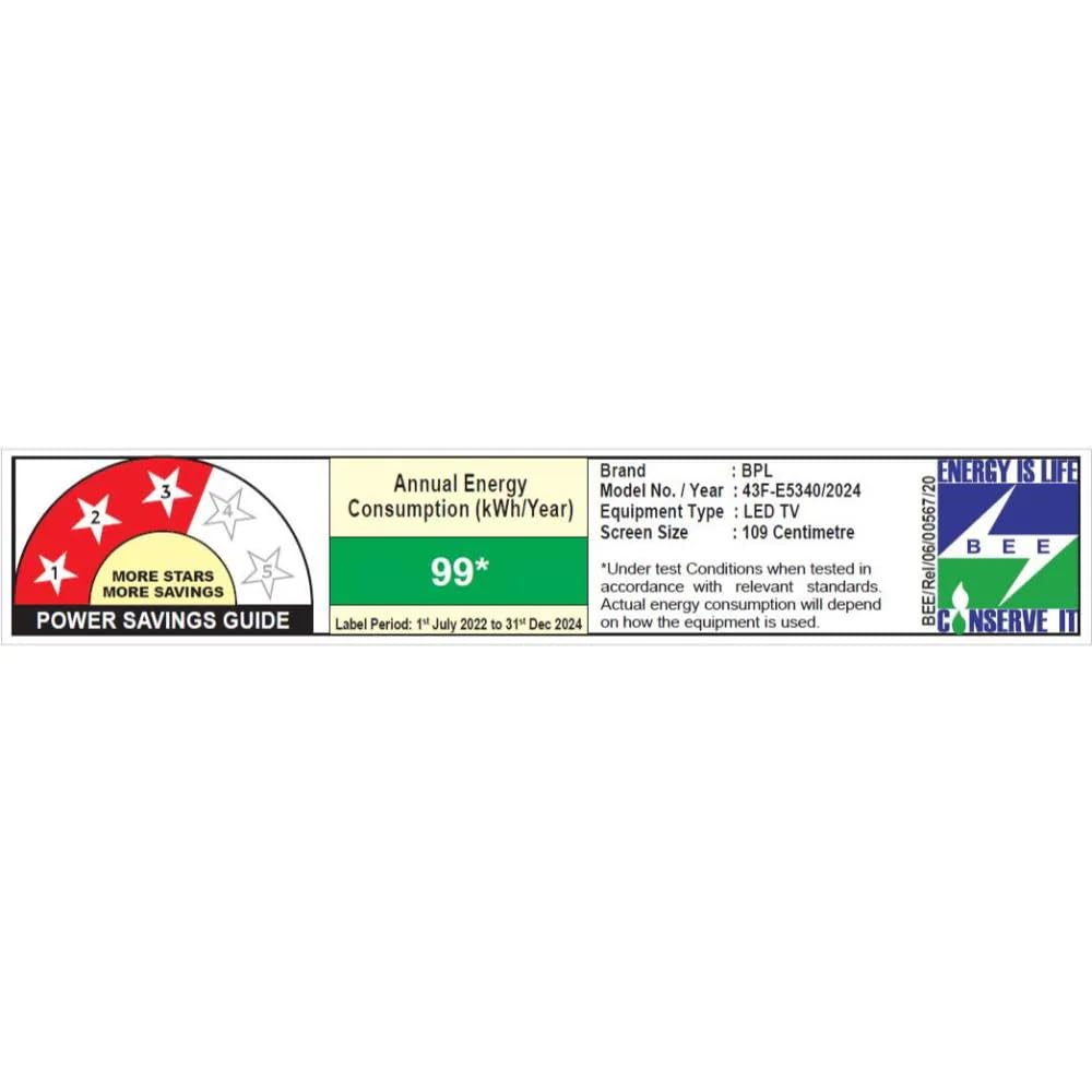 Review Bpl 109 Cm (43 Inches) Fhd Onkyo Home Theatre Smart Led