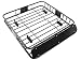 TMS® Black Universal Roof Rack Cargo Car Top Luggage Holder Carrier Basket Travel SUV