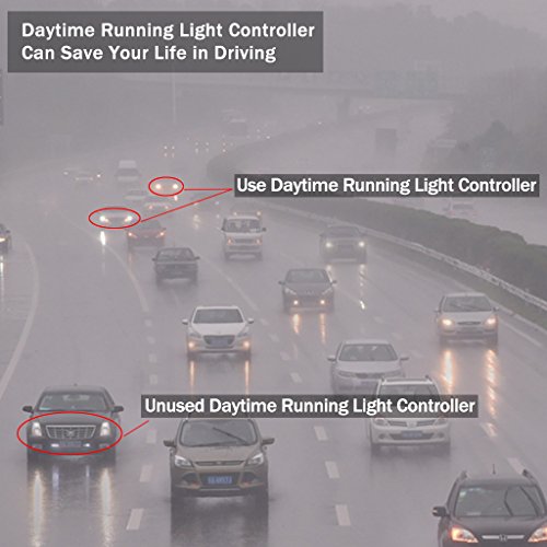 Eforcar Car Led Daytime Running Light Controller 2A Drl Lamp Switch On/Off Controller 12-16V Dc Safety Driving Controller #TOP4