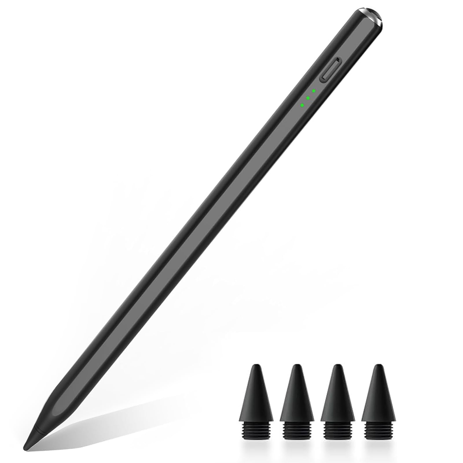 MYSTILUCK Stylus Pen for iPad 9th&10th Generation, 13 Mins Fast Charge, iPad Pencil for Apple iPad(2018-2024) 10/9/8/7/6th Gen, iPad Pro 12.9/11/13-inch M4, iPad Air 3/4/5/M2, iPad Mini 5/6(Black)