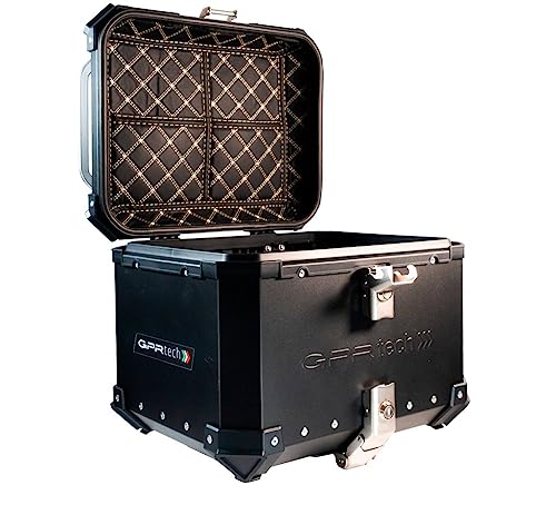 Top Case GPR TECH V-Strom Dl 650 2017/20 e4 TOP CASE ALPI-TECH 35 LT. BLACK Top case in aluminum, black silver color with specific plate included Capacity 35 LT.