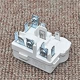 Fridge PTC Starter ZHB35/40/45/60 For TCL Refrigerator Replacement Parts Universal 7/ 10Pin Overload Protection Relay(Type-B 10-Pin Screw)