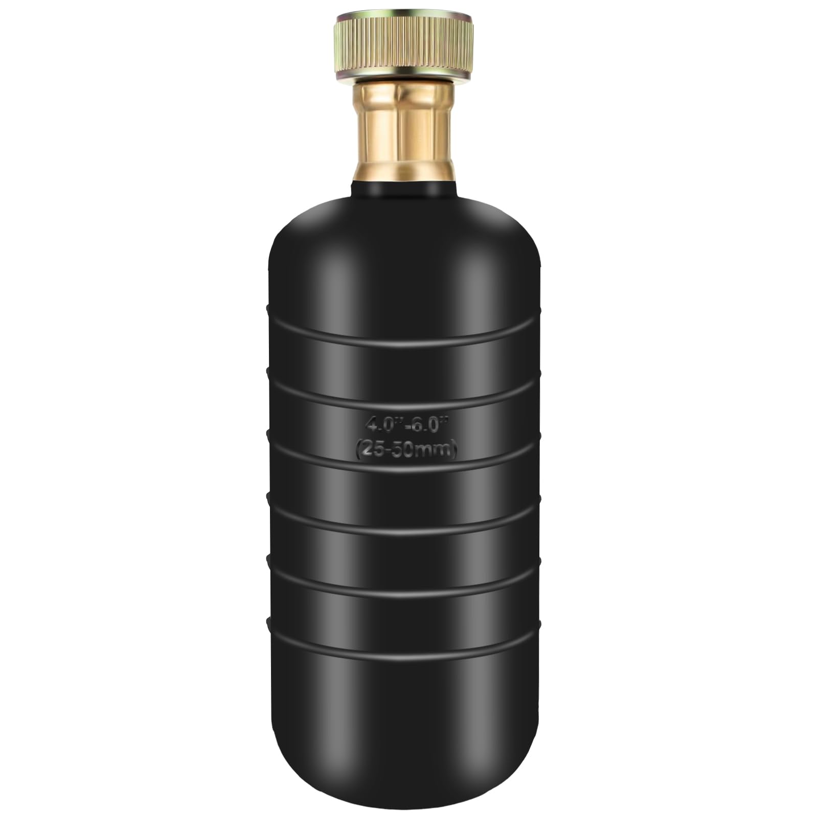 Haowanww Black Drain Bladder, Drain Cleaning Bladder Fits 4" To 6" Drain Pipe, Unclogs Stubborn Blockages In Main Drain & Sewer Line Bathroom Sinks, Showers, And Swimming Pool Drains With Water Power