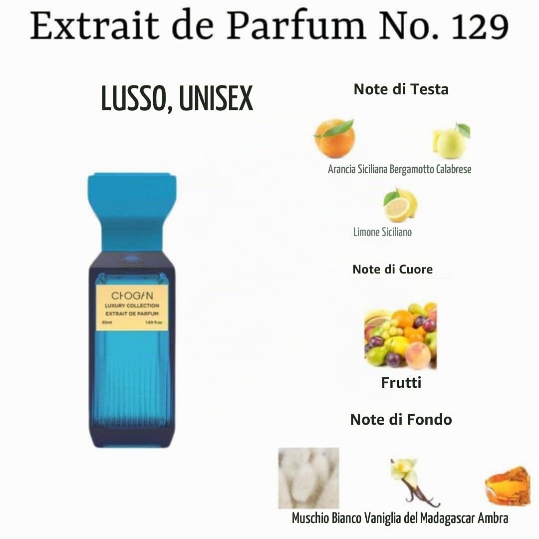 Profumo Olfazeta Luxury unisex codice 129 da 50ml.