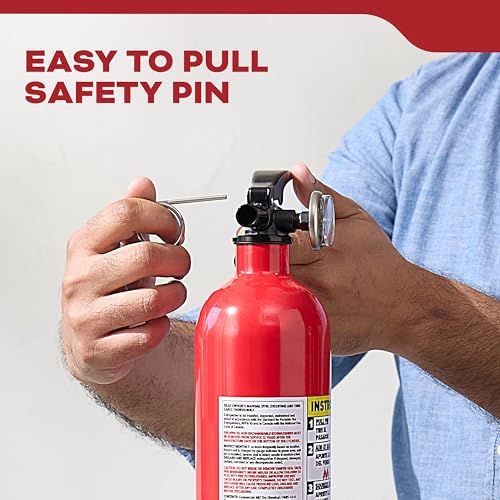 Kidde Basic 110 Fire Extinguisher for Home, 1-A:10-B:C, FA110G, 1 Pack - image 9