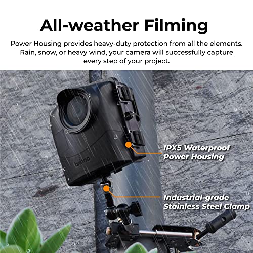 Image of Brinno BCC2000 Construction Time Lapse Camera Bundle - 1080P Outdoor Project Monitoring System with TLC2000 Camera, Industrial Clamp, & Weather-Resistant Housing - Up to 1-Year Battery Life