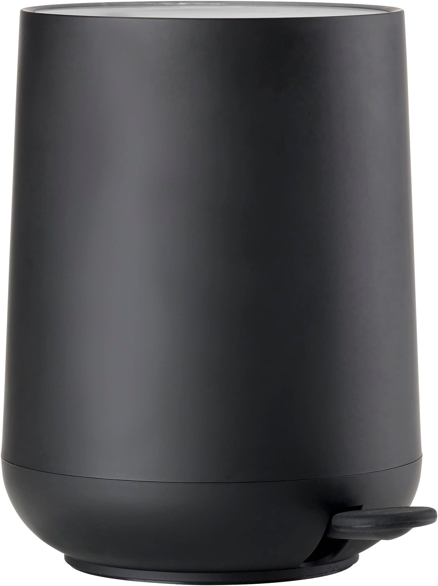 Zone Denmark Nova Pedal Bin, Cosmetic Bathroom Bin, Small Waste Bin for Bathroom, 3 Litre, Ø 20.5 cm, Height 23.5 cm, Black