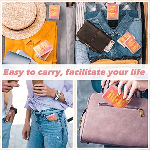 60 Pack Individual Tissue Packs 3 Ply Inspirational Facial Tissues Travel Tissues Packs Pocket Tissues Bulk Soft Travel Size Tissues Travel Packs For Party Travel Supplies 7 Sheets Per Pack #TOP6