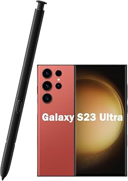 Galaxy S23 Ultra Pen Replacement for Samsung Galaxy S23 Ultra 5G, S23 Ultra S Pen Galaxy S23 Ultra Stylus S Pen Replacement, withoutBluetooth Matte Black
