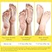 Berlaney Foot Peeling Mask for Dry Cracked Feet(3 Pairs) - Exfoliating Feet Mask Peel with Natural Shea Butter Extract for Dry Cracked Extreme and Removing Dead Skin