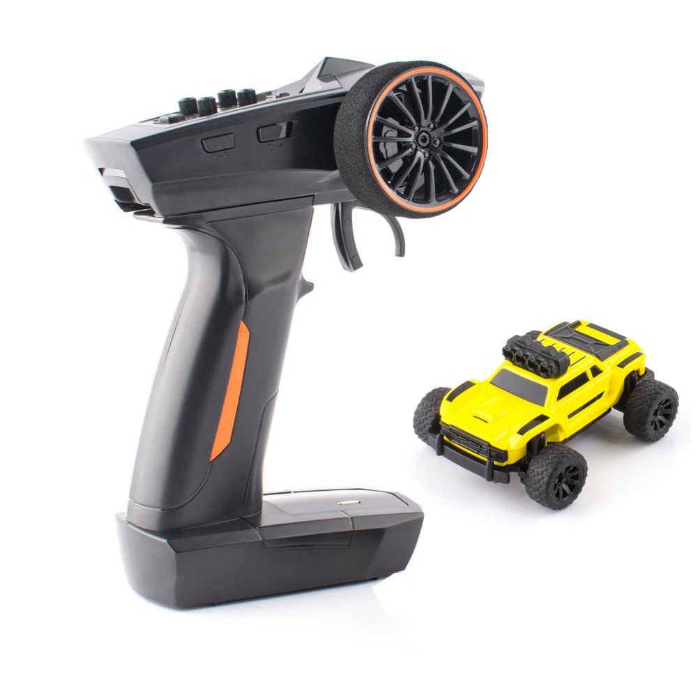 havcybin 1:76 Turbo Racing Scale RC Sport Car, Table Racing Remote Control Mini Model Car Full Proportional RTR Kit Toys (...