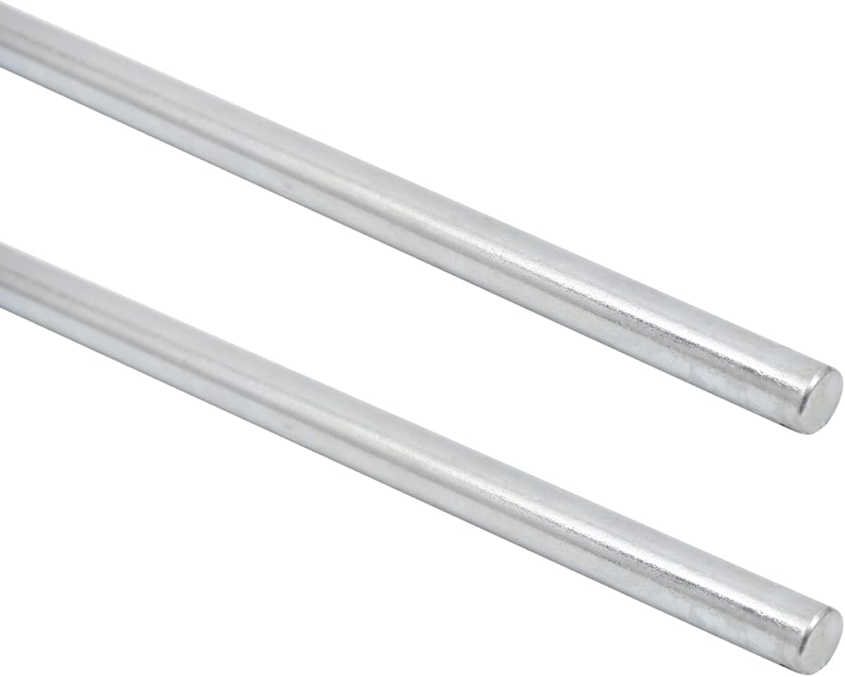 AR-PRO (2-Pack) 5/8” x 36” Zinc Plated Steel Rods Designed for Use as an Axle Shaft on Hand Trucks Dollies Wagons 4005BC Wheelbarrows