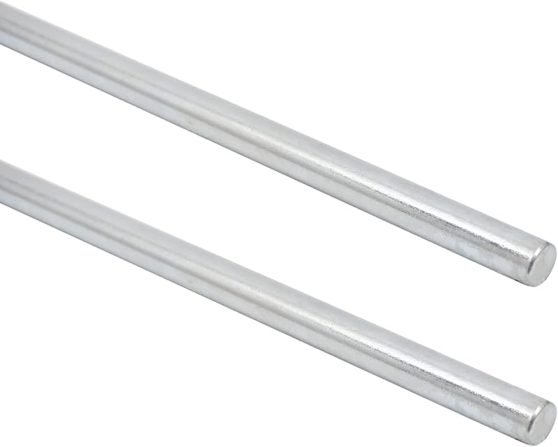 AR-PRO (2-Pack) 5/8” x 36” Zinc Plated Steel Rods Designed for Use as an Axle Shaft on Hand Trucks Dollies Wagons 4005BC Wheelbarrows