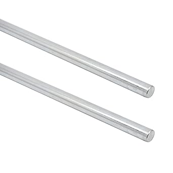 AR-PRO 2-Pack 1/2x 36 Zinc Plated Steel Rods Designed for Use as an Axle Shaft on Hand Trucks Dollies Wagons 4005BC Wheelbarrows