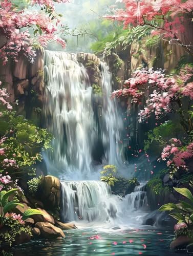 Diamond Painting Automne grand format 60x80cm pour une décoration murale chaleureuse
