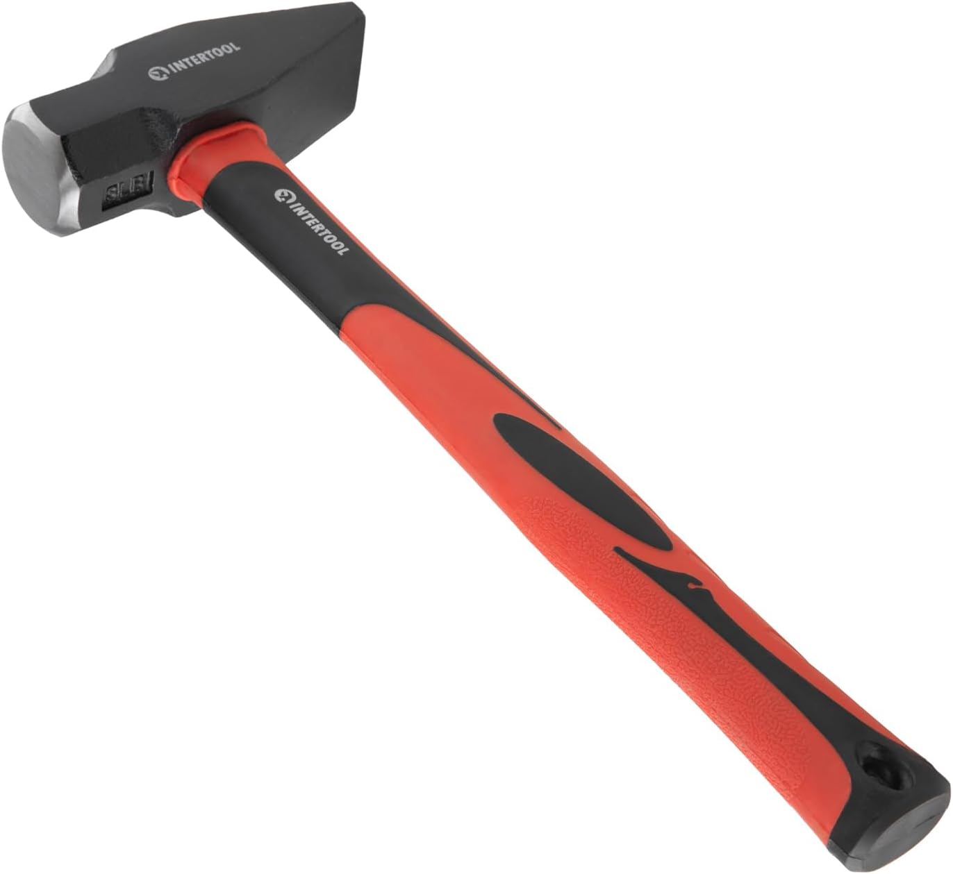 INTERTOOL Black Smith’s Hammer | 40 oz (2.5 lbs) Metal Working Tool with Shock Absorbing Anti-Slip Fiberglass Handle HT08-0251