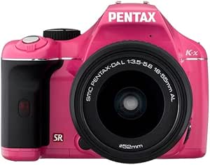 Pentax K-x Digital SLR Camera - Pink (Single Lens Kit 18-55mm)