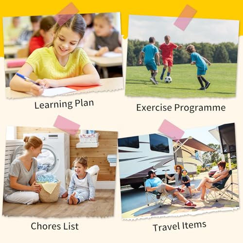 Smivyhp 2 Stück To Do List Kinder, Abwischbar Checklist Boards, To Do Planer Checklist Tafel DIY Chore Chart Memo Checklisten Boards mit 6 Blanko Papier, 2 Whiteboard-Marker, 2 DIY Aufkleber