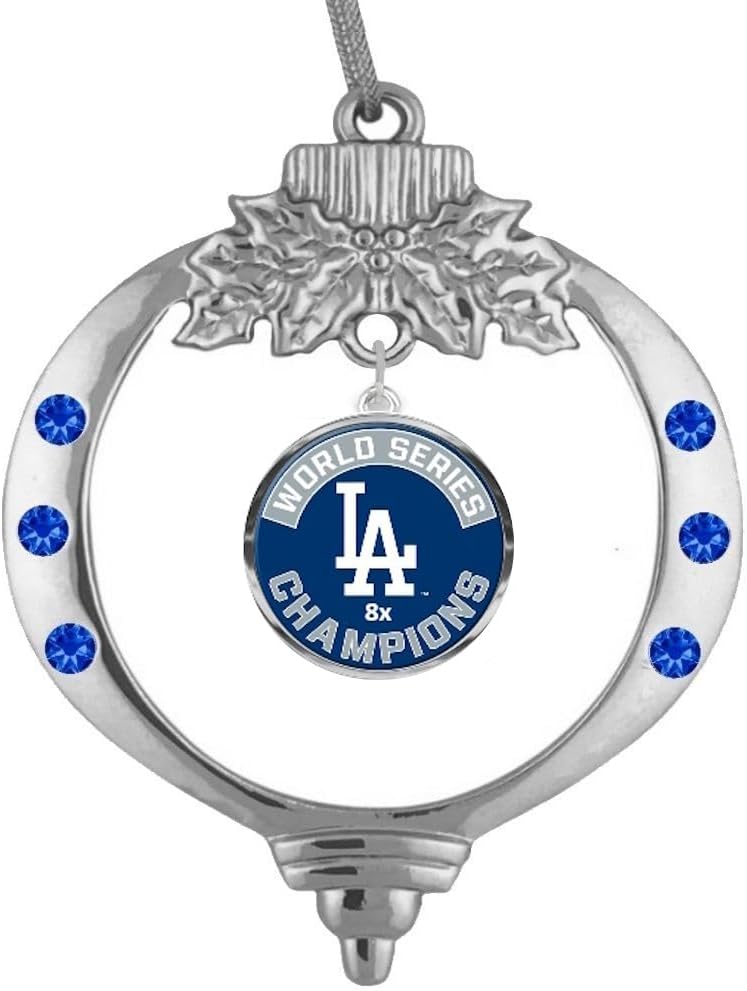 Los Angeles L.A Baseball Champions Christmas Ornament