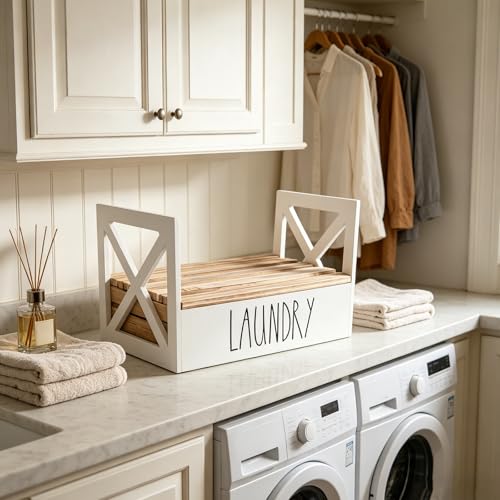 Soporte para detergente de ropa que optimiza espacios reducidos en tu lavadero 7