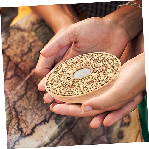 Brújula Feng Shui de Madera Duradera y Portátil miniatura 4