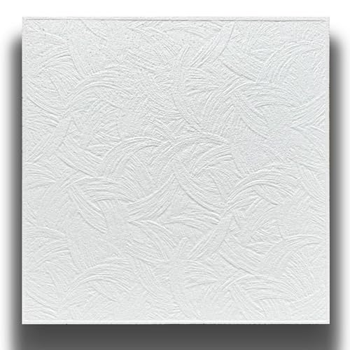 10 o 20mq (40 oppure 80 pezzi) di pannello decorativo a soffitto in polistirene compatto 50x50cm (spess. 1cm) PALERMO Pacco da 10 metri quadrati