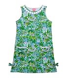 Lilly Pulitzer Girl's Lilly Knit Shift (Toddler/Little Kids/Big Kids) Sprout Green Lilly On Holiday