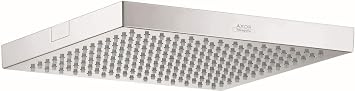 AXOR AXOR ShowerSolutions 10-inch Showerhead Dream Shower Avantgarde 1-Spray RainAir Air Infusion with Airpower with QuickClean in Chrome, 10926001