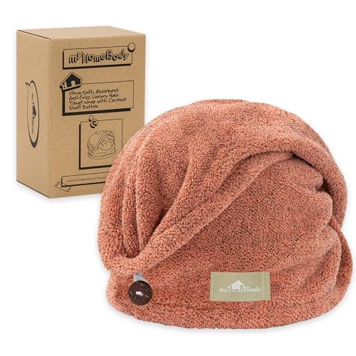 Bodhi2000® Asciugamano In Microfibra Per Capelli: Asciugatura Rapida E Naturale, Morbido E Assorbente, 60x25cm