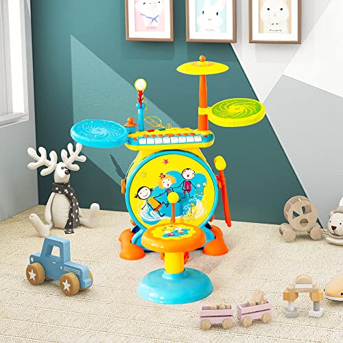Costzon 1402 Kids Electronic Drum & Keyboard Set thumb #8