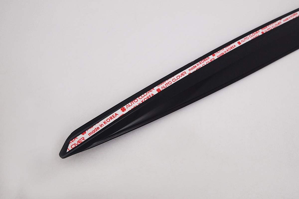 Autoclover - Set di 6 deflettori frangivento, adesivi, in plastica ABS di alta qualità, per Jeep Compass 2006-2017
