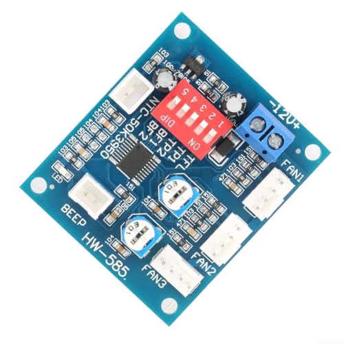 Controlador de ventilador de cuatro hilos de DC12V que apoya la detección automática de la temperatura y el ajuste manual para los ventiladores de la PC