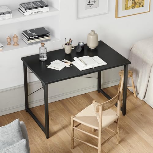 Image of Cubiker Computer Desk, 32 inch Small Home Office Desk for Small Spaces, Modern Simple Style for Home, Office, Classic Black