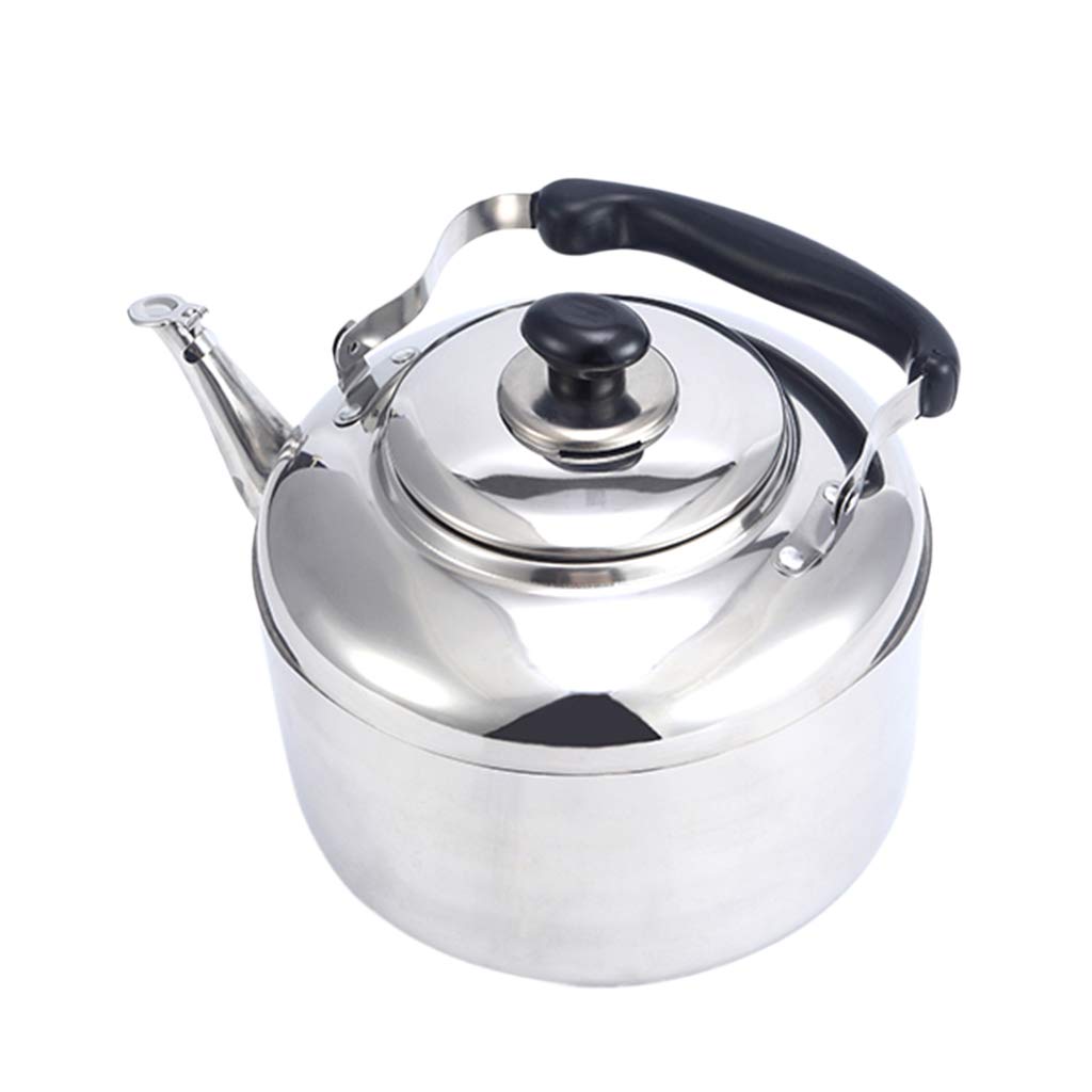 Sharplace 1 Pièce Bouilloire en Acier Inoxydable avec Poignée, Bouilloire pour l'eau, Thé, Expresso, Lait, 6L
