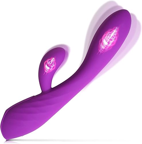 Vibrador de conejo para estimulación doble del clítoris del punto G consoladores vibradores 9 x 9 potentes vibraciones para mujeres masajeador de