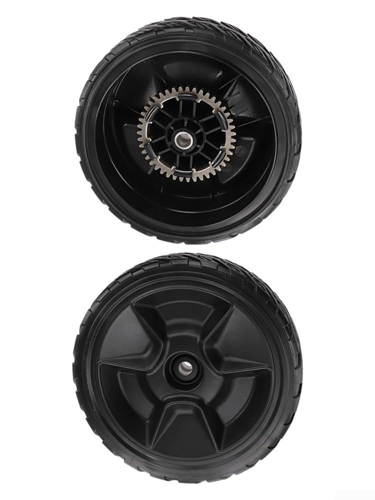 8 pulgadas cortacésped ruedas y engranaje de accionamiento Kit para Honda HRN216 VKA VKAA VLA VLAA VYAA, repuesto para 44710-VR8-N00ZA 42710-VR8-N00ZA,(2 ruedas traseras)
