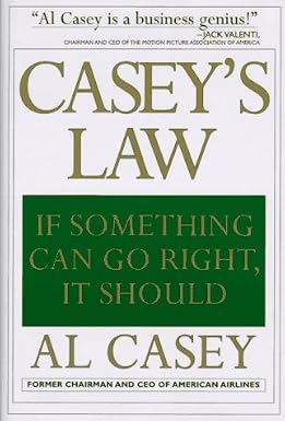 Casey's Law: If Something Can Go Right, It Should book cover