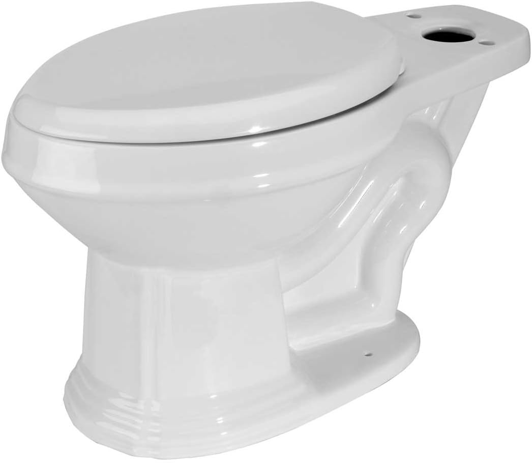 Troyt Corner 2-Piece 0.8 GPF/1.6 GPF WaterSense Round Toilet Bowl W/Seat Lid