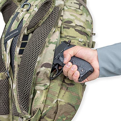 Eberlestock Switchblade Pack - Low Profile Tactical EDC Backpack for Maximum Space and Organization (Grey) - Thumbnail 4
