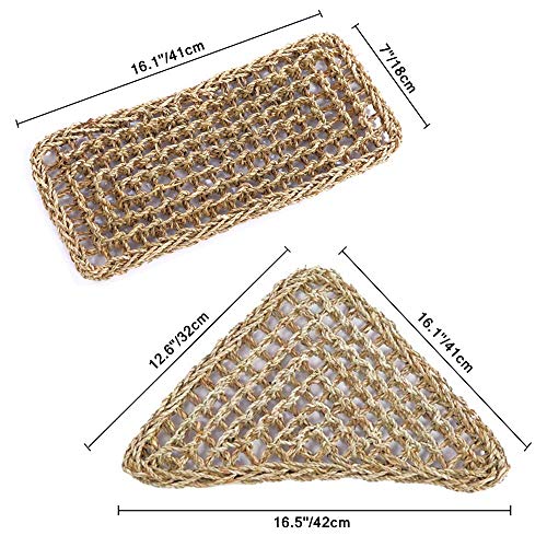 Reptile Lizard Climbing Vines Terrarium Decor Bearded Dragon Hammock Accessories, Fake Desert Ball Python Plants Pet Habitat Lounger Decor for Anoles, Bearded Dragons, Geckos, Iguanas, and Hermit Crab - Thumbnail 2