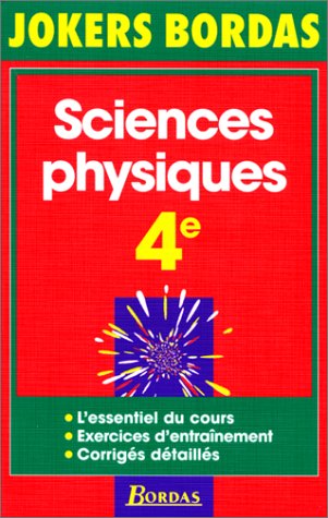 JOKE.403 SC. PHYS. 4E NP 96 (Ancienne Edition)