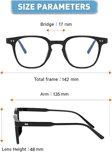Miniatura 5 de Lentes de bloqueo de luz azul, para computadorajuegopantalla para mujeres u hombres, anti luz azul y UV