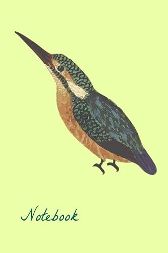 Notebook: Kingfisher Book Notepad Notebook Composition and Journal Gratitude Diary