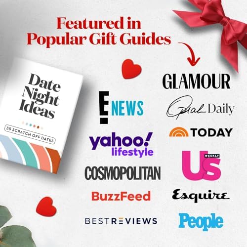 35 Scratch Off Date Night Ideas, Couples Gifts for Him, Her, Girlfriend, Boyfriend, Wife or Husband - Women or Men Anniversary Card Game, Engagement Gifts for Couples, Bridal Shower, Wedding, Birthday - View 6