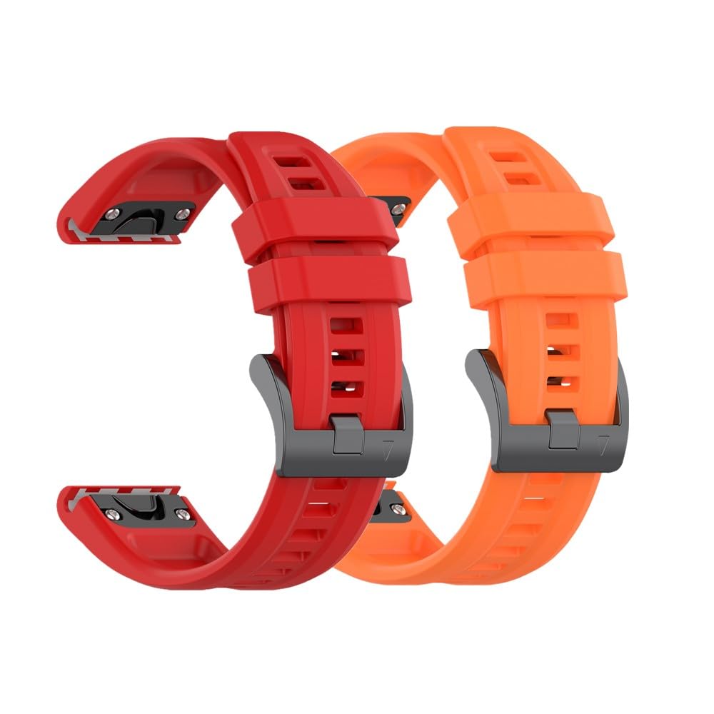 Watch Band for Garmin Descent MK3 43mm/MK3i 43mm, 20mm Quick Fit Silicone Replacement Band for Fenix 7s/Fenix 7s Pro, Fenix 6s/Fenix 6s Pro, Fenix 5s/Fenix 5s Plus-image-45