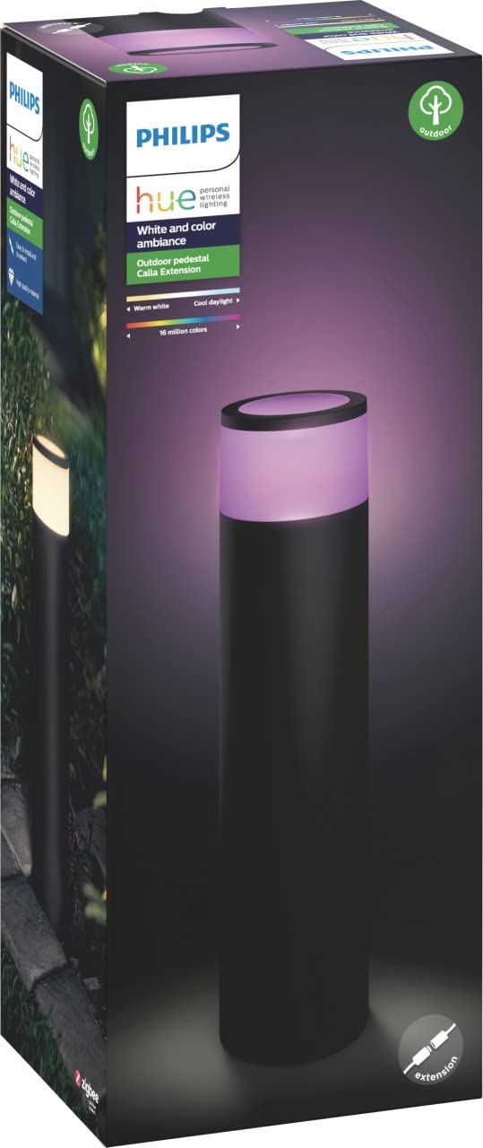Philips Hue White & Color Amb. Calla LED base light, czarny, 640lm, rozszerzenie do systemu niskiego napięcia, 915005731801