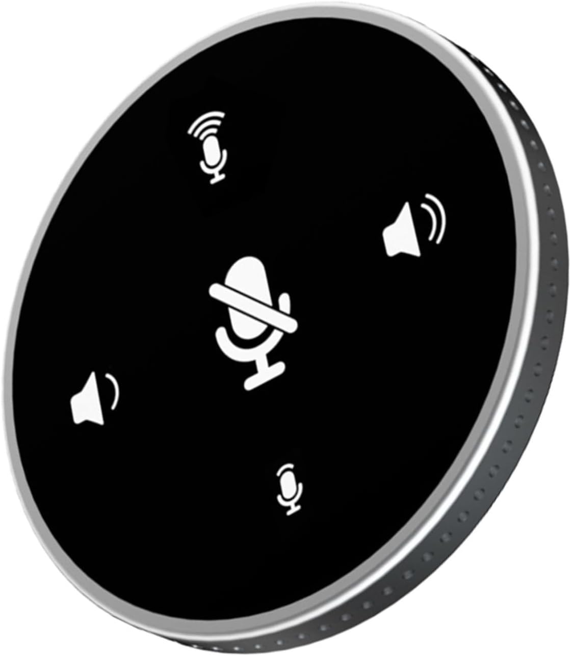 Omnidirectional USB Desktop Microphone for Video Conference Game Chatting Live Streaming Noise Reduction Compact Portable Design Plug and Play Compatible with Computer